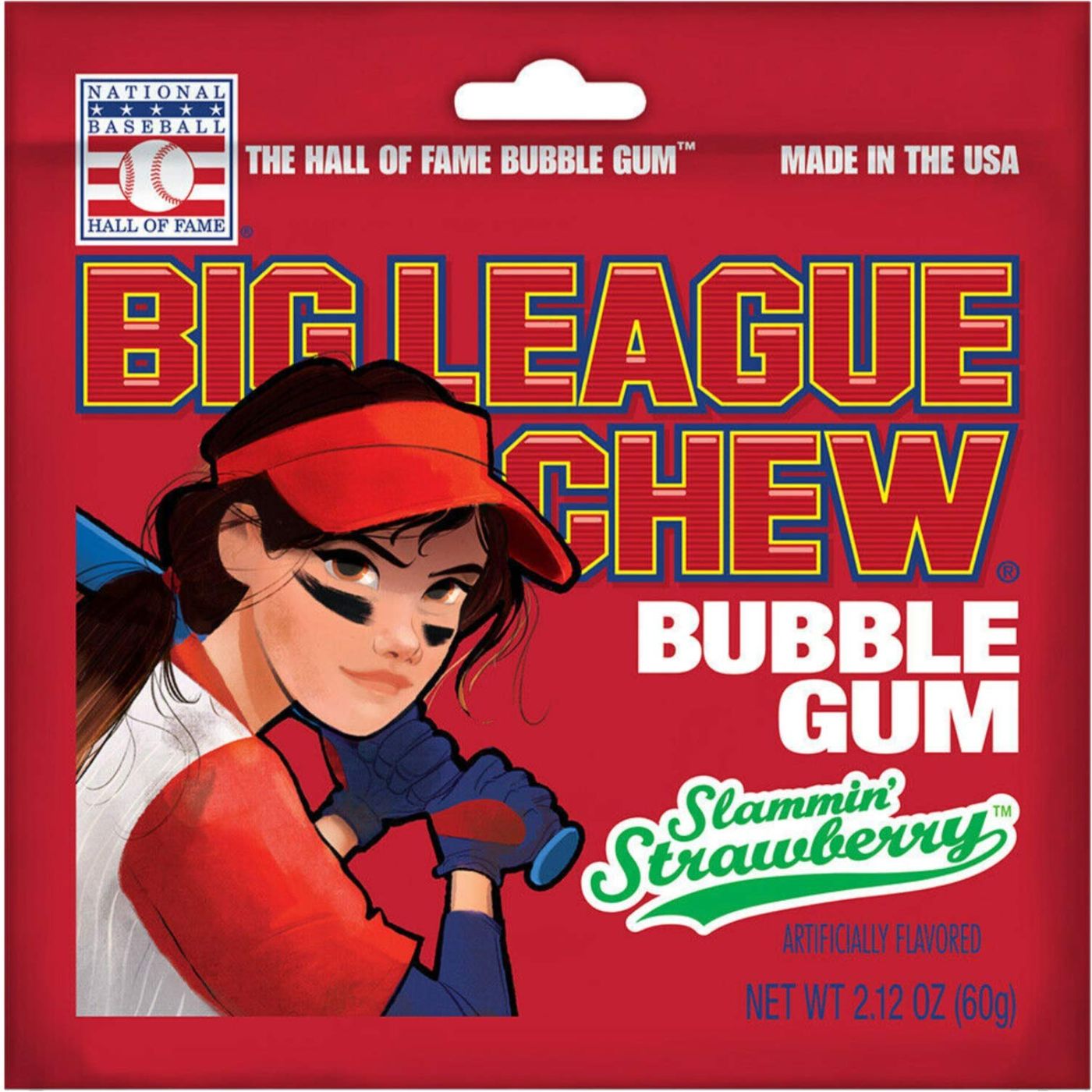 Big League Chew Strawberry 60gr