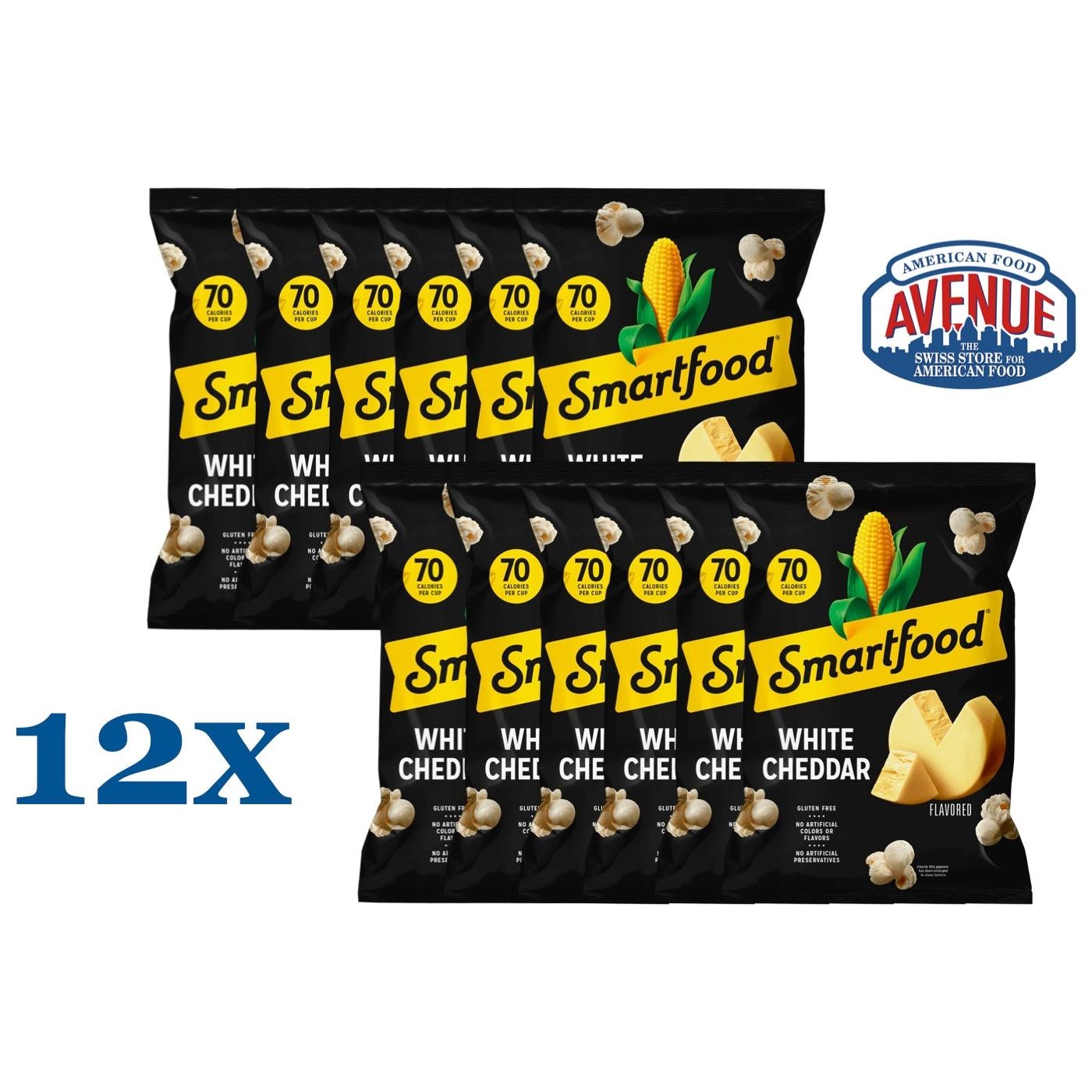 Smartfood White Cheddar Popcorn 12 x 155gr