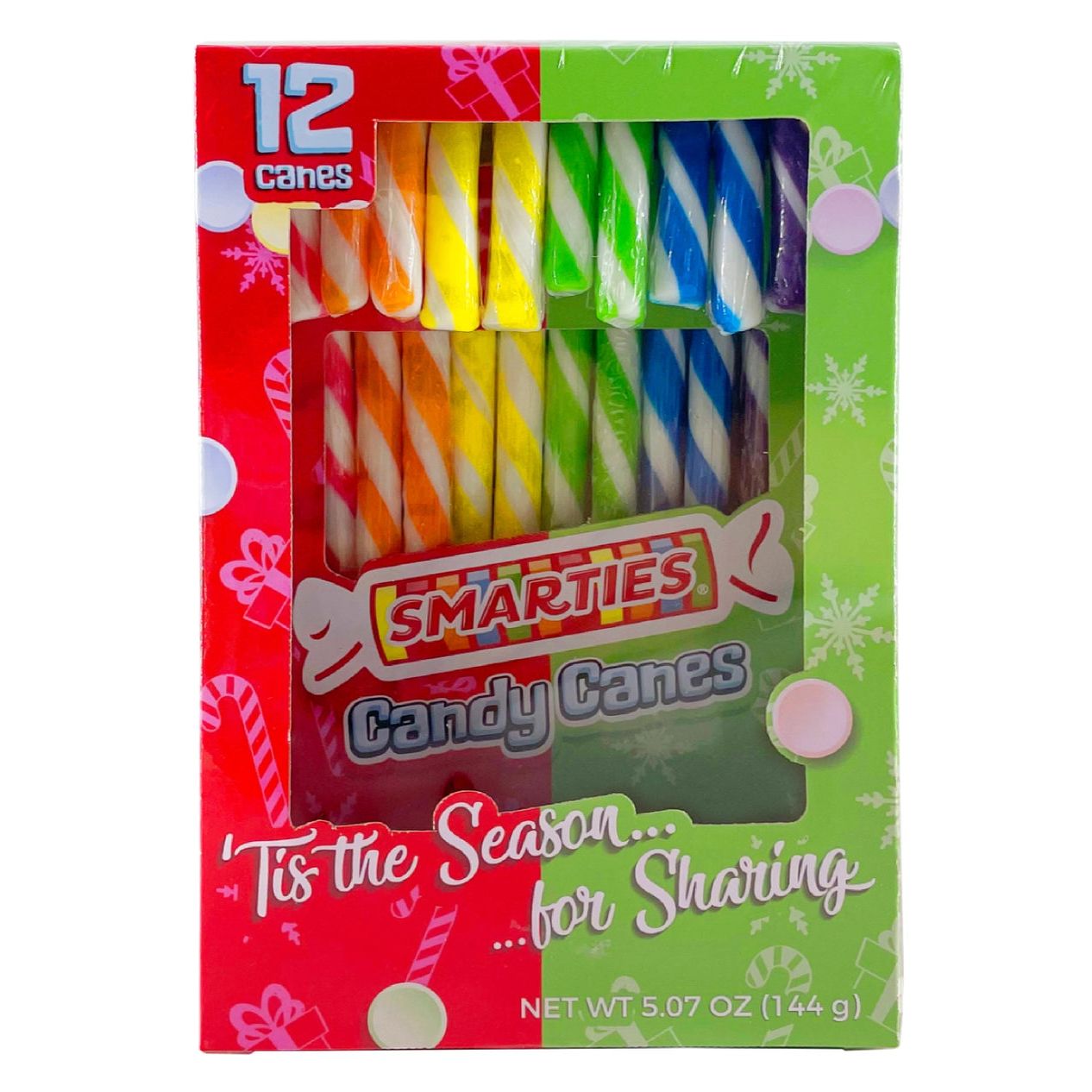 Smarties Candy Canes 12pcs 144gr