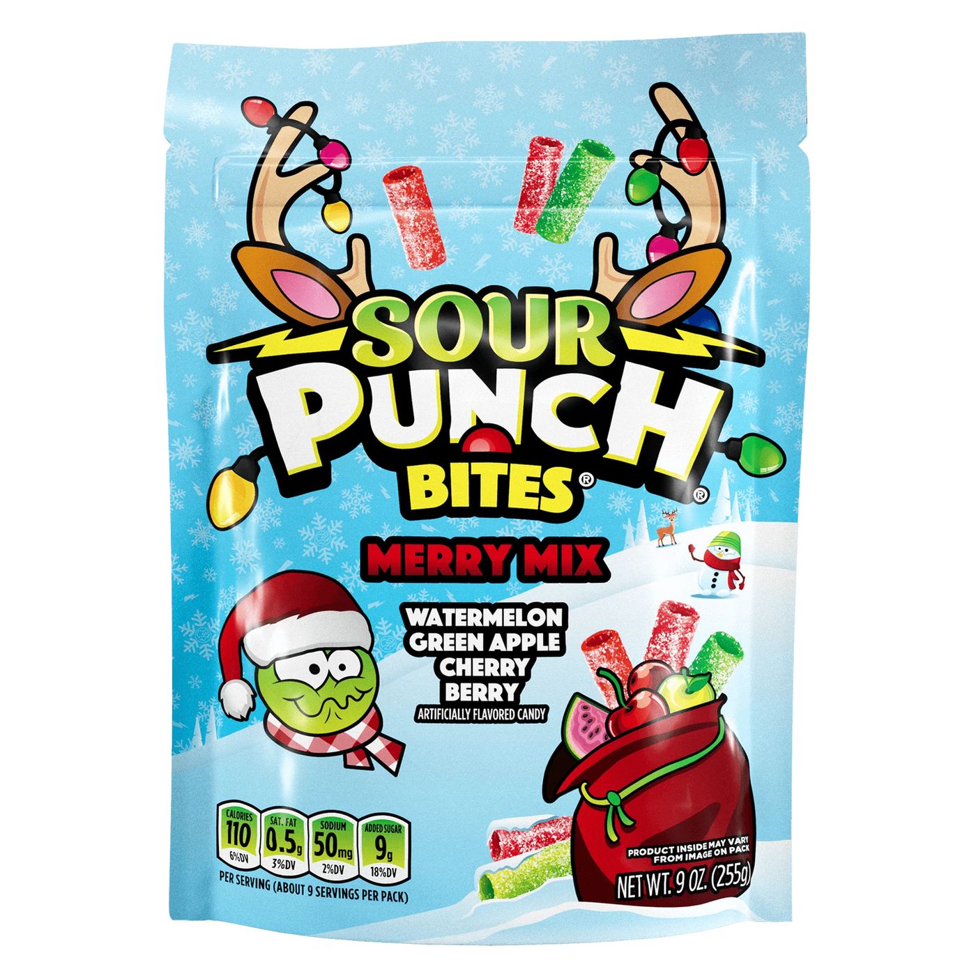 Sour Punch Bites Merry Mix 255gr