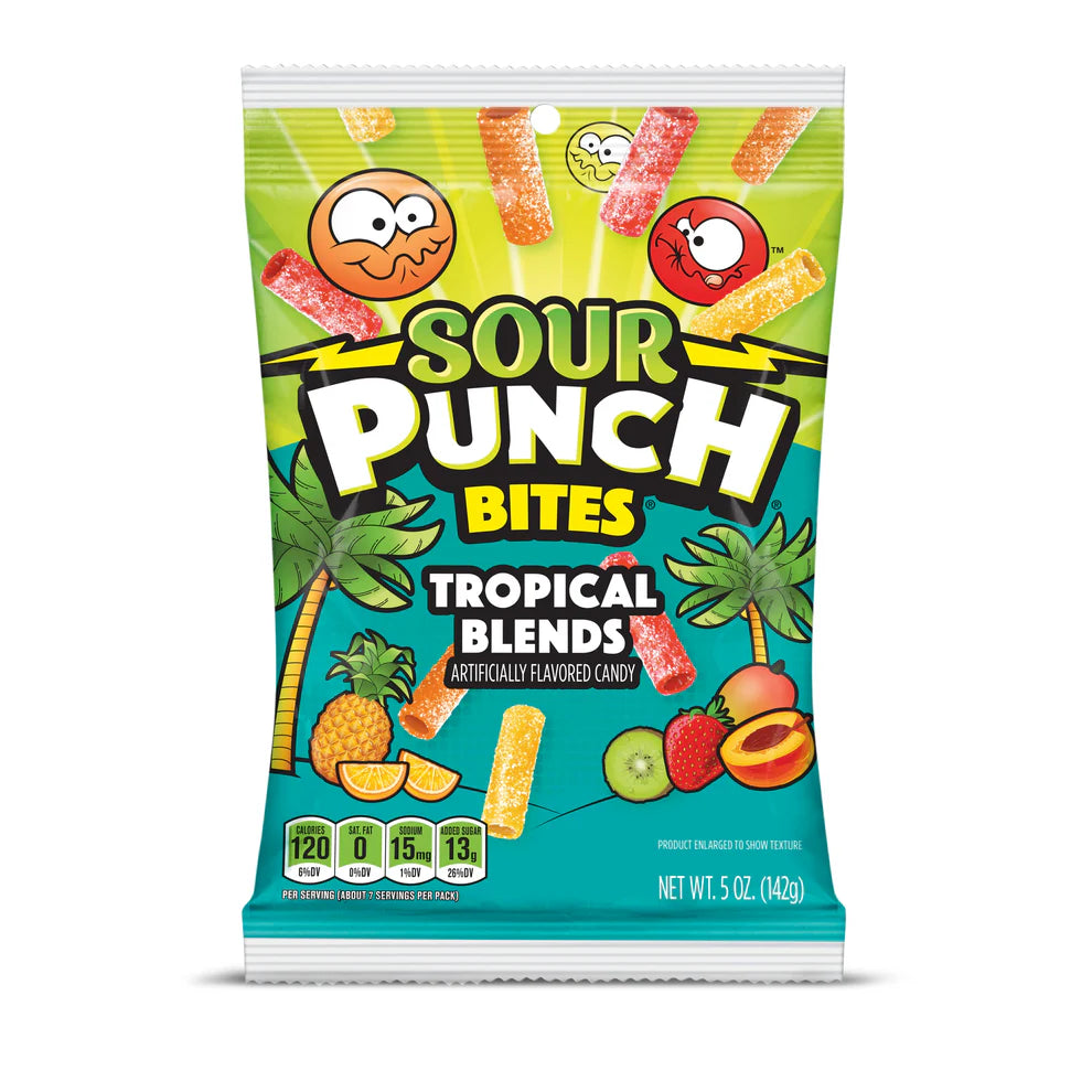 Sour Punch Bites Tropical 105gr