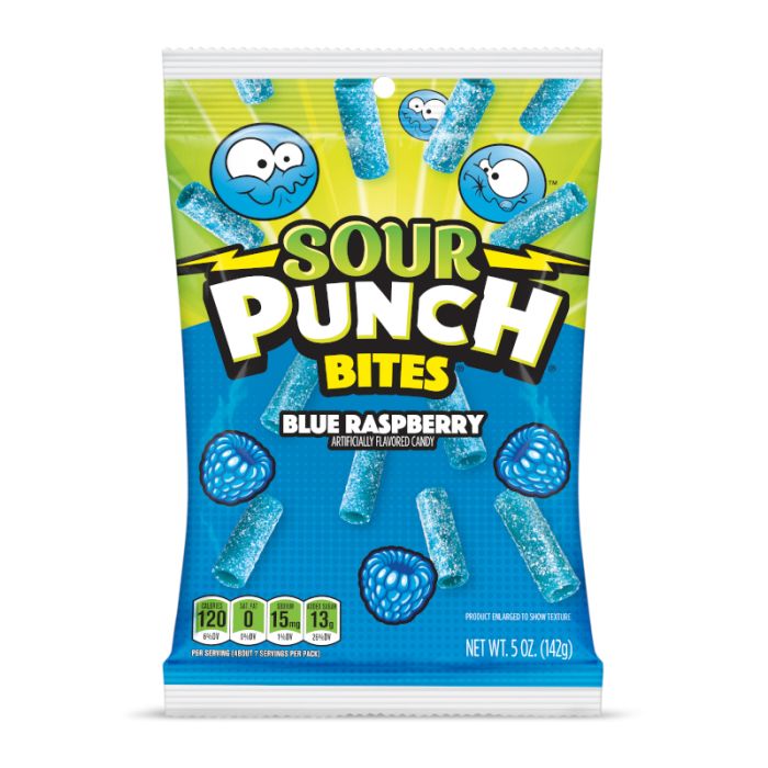 Sour Punch Bites Blue Raspberry 105gr