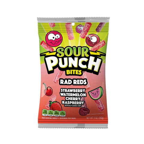 Sour Punch Rad Reds 140gr