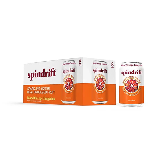 Spindrift Blood Orange Tangerine 8pk