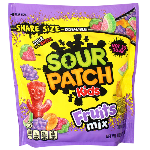 Sour Patch Kids Assorted Fruit Mix 310gr