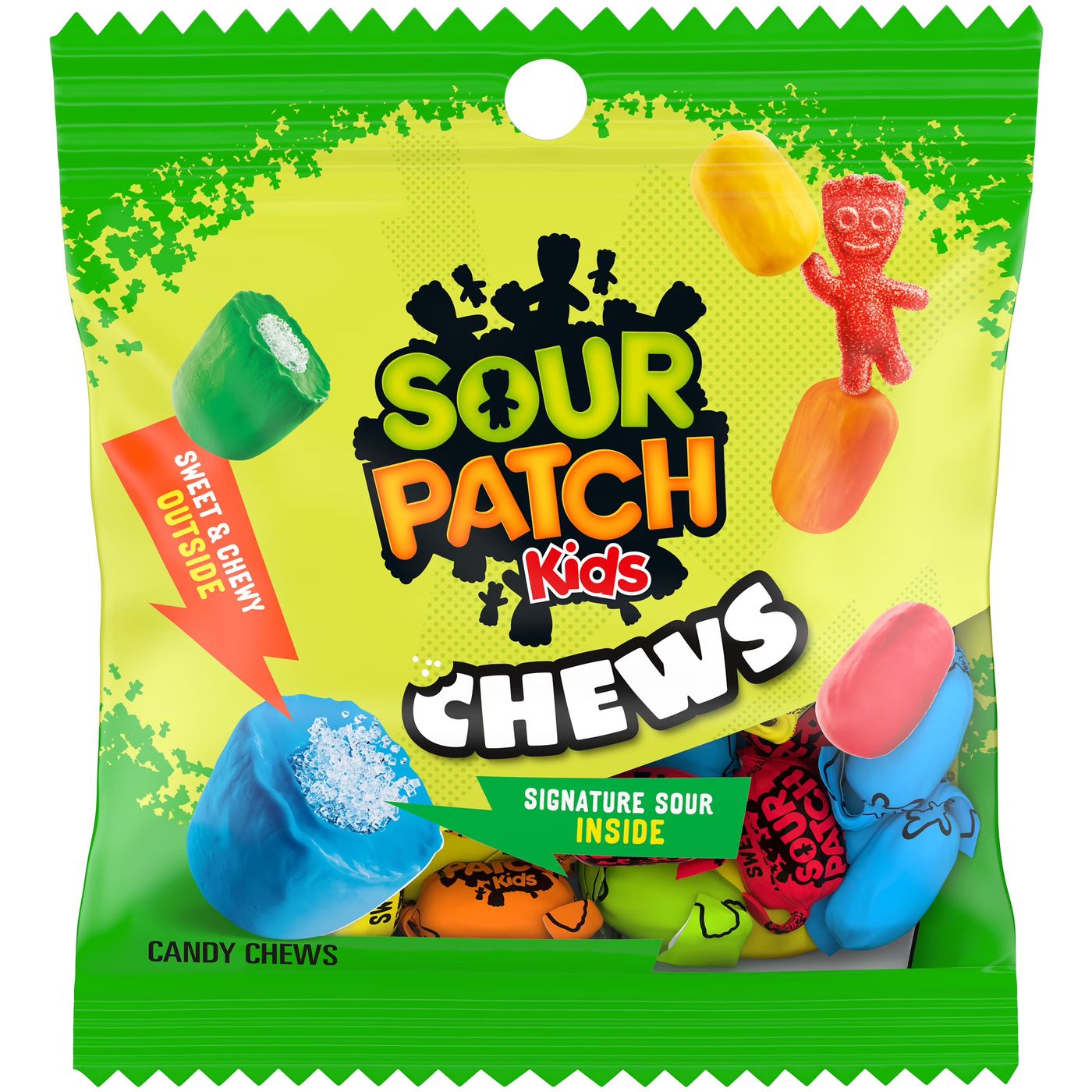 Sour Patch Kids Chews assorted 62gr