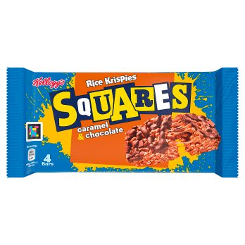 Kellogg's Caramel & Chocolate Squares 4pks