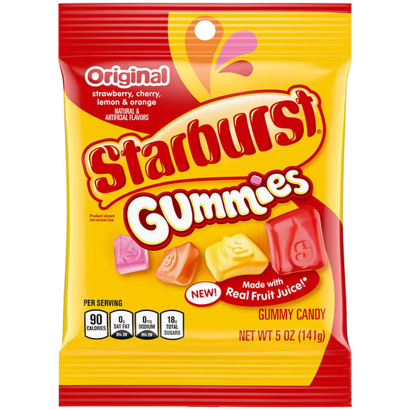Starburst Gummies Original 140gr