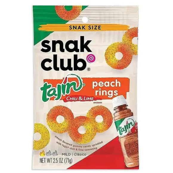 Snak Club Tajin Peach Ring 71gr