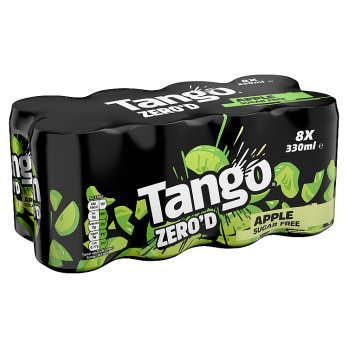 Tango Zero'd Apple Sugar Free 8 x 330ml