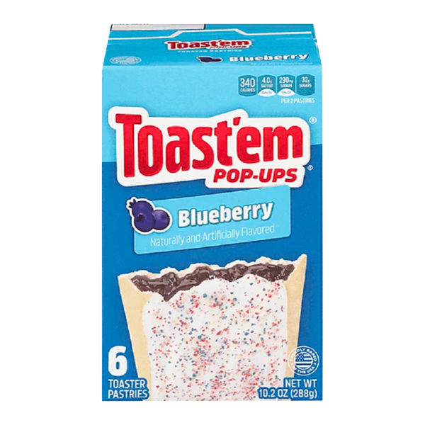 Toast'em pop ups Blueberry 288gr (6pcs)