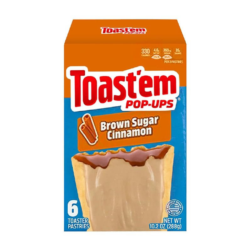 Toast'em pop ups Brown Sugar Cinnamon 288gr (6pcs)