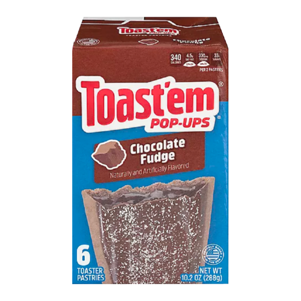 Toast'em pop ups Chocolate Fudge 288gr (6pcs)