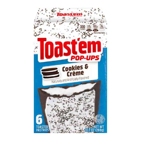 Toast'em pop ups Cookies&Cream 288gr (6pcs)