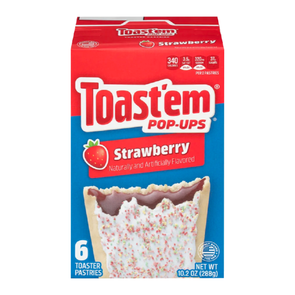 Toast'em pop ups Strawberry 288gr (6Pcs)