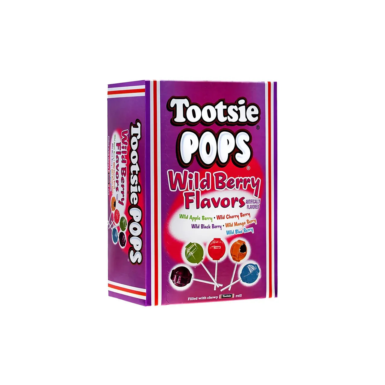 Tootsie Pop Wild Berry 100pcs box
