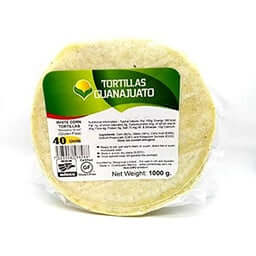 Tortillas Guana White Corn 40pcs 1kg