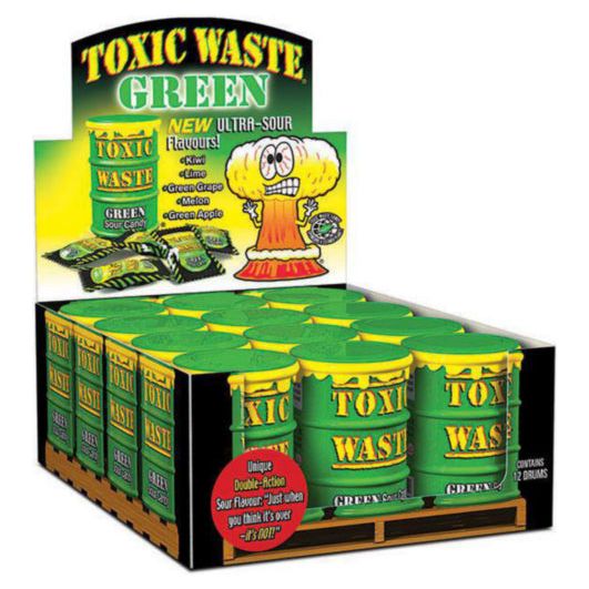 Toxi Waste Green Drum 12 x 46gr