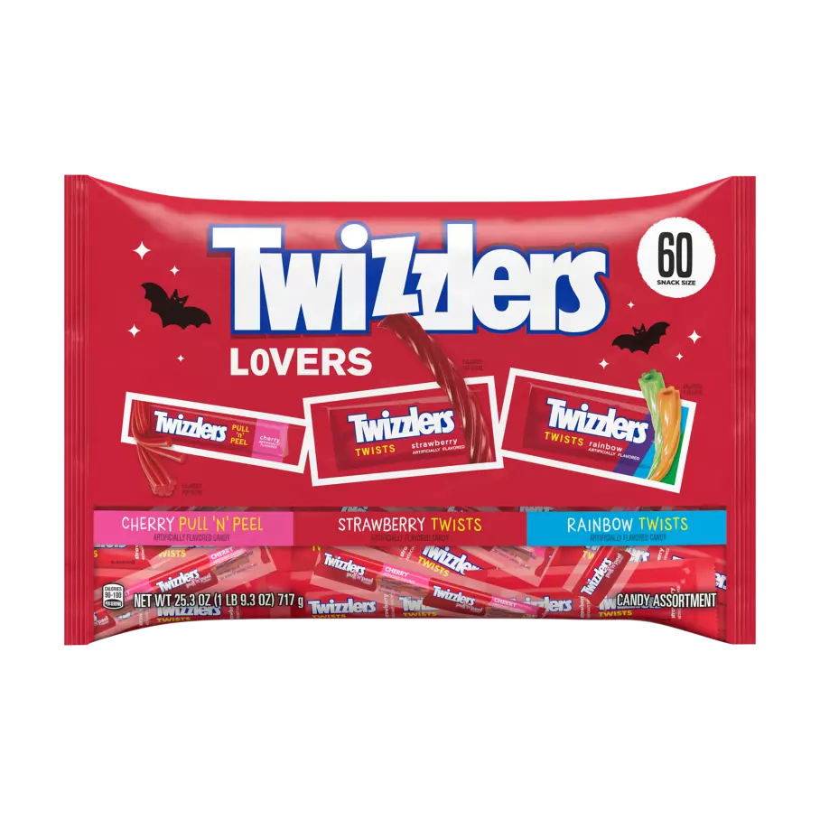 Twizzlers Lovers Snack Size 60pcs 720gr