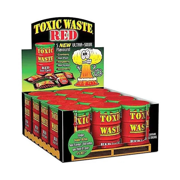 Toxic Waste red drum 12 x 46gr