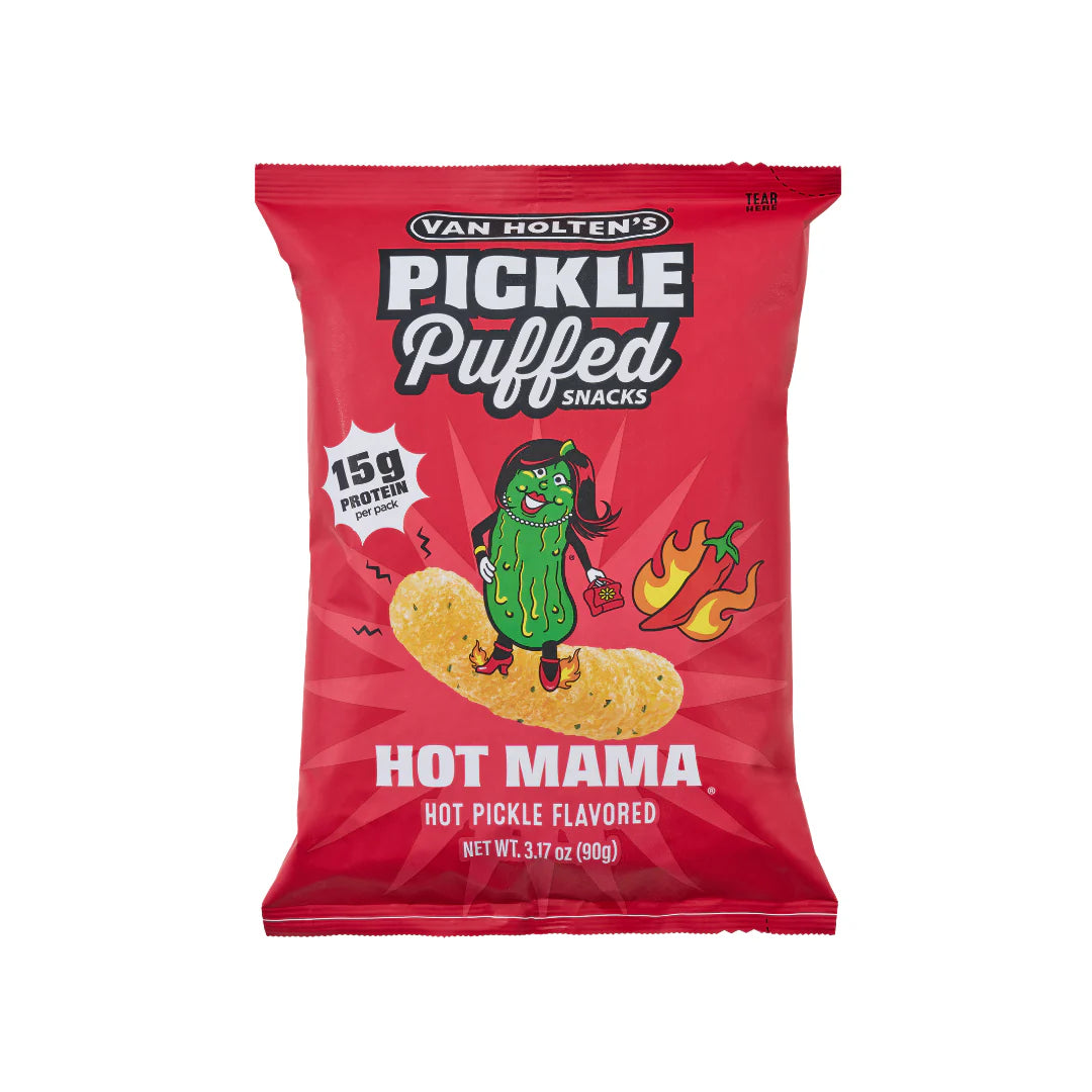 Van Holten Hot Mama Puffed Chips 90gr