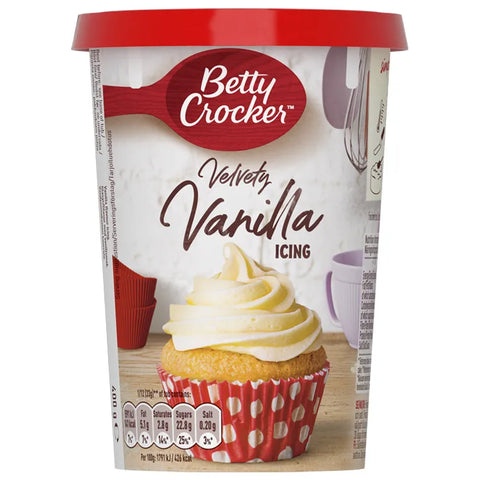 Betty Crocker Vanilla Icing 400gr (UK)