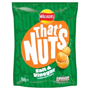 Walkers That's nuts Walkers salt & Vinegar 160gr