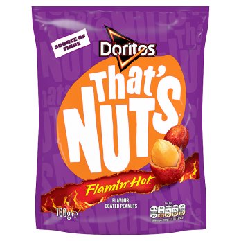Walkers That's Nuts Doritos Flamin Hot 160gr