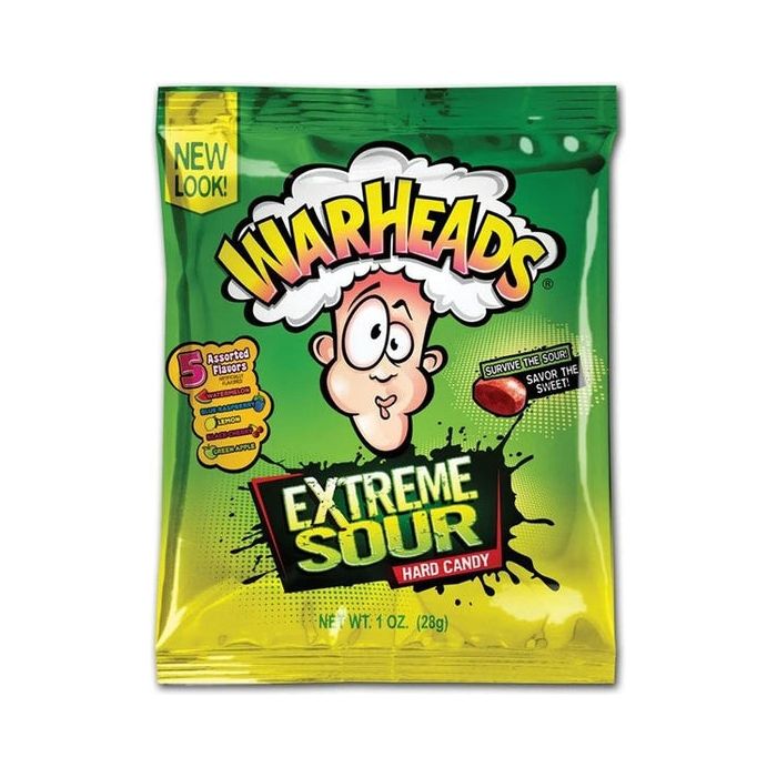 Warheads Sour Hard candy 28gr