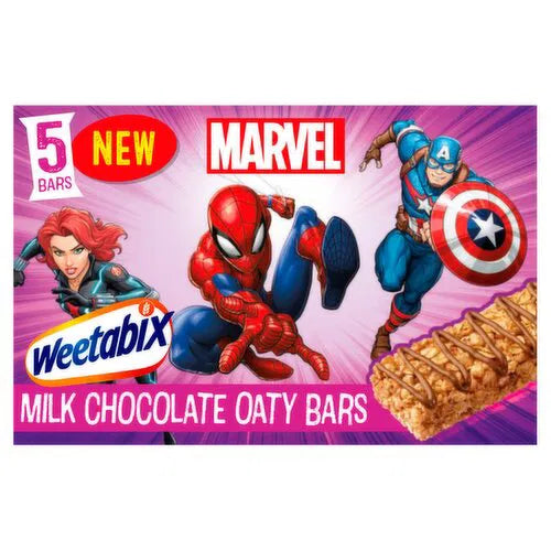 Weetabix Marvel Oaty Milk Chocolate bars 5pk