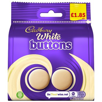 Cadbury Buttons White Chocolate bag 85g