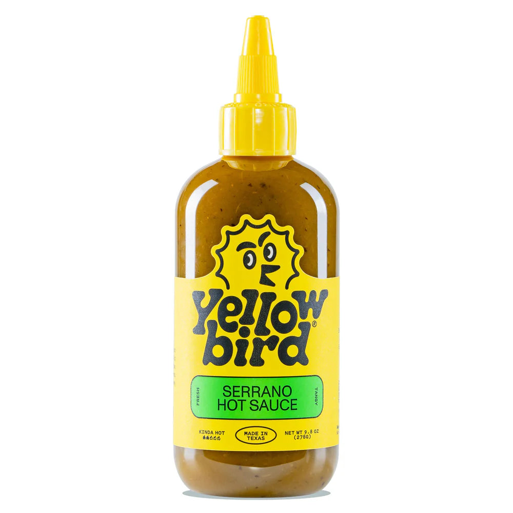 Yellow Bird Serrano Hot Sauce 270ml