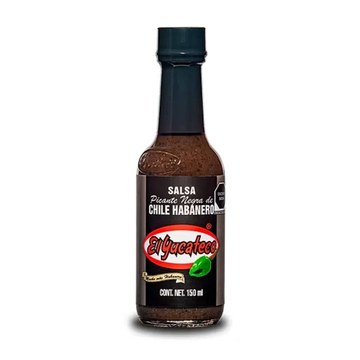 Yucateco Chile Habanero etiqueta negra 120ml