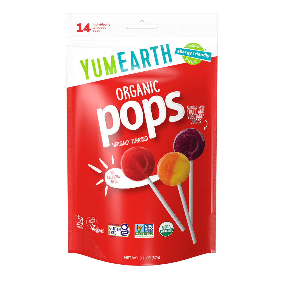 Yum Earth Organic Lollipop 87gr (14pcs)