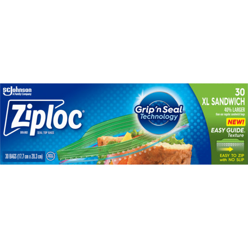 ziploc sandwich bag XL (30pcs)
