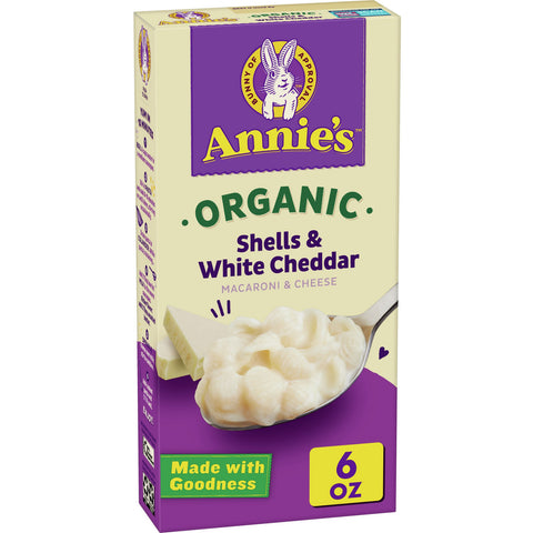 Annie's Mac & Cheese Shell White Cheddar Organic 170gr