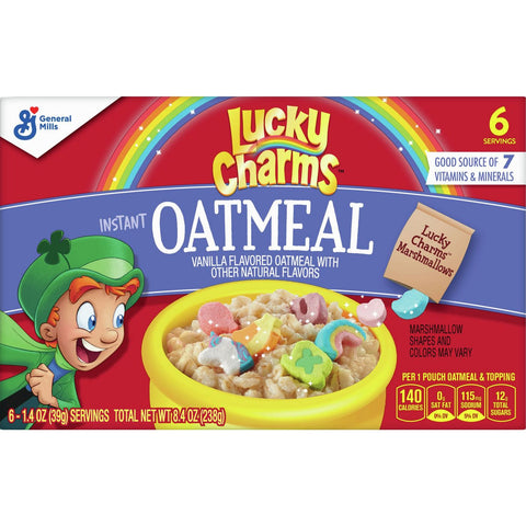 Lucky Charms Oatmeal 6pks (238gr)