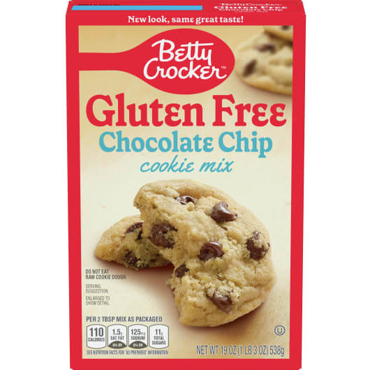 betty crocker chocolate chip mix gluten free 538gr