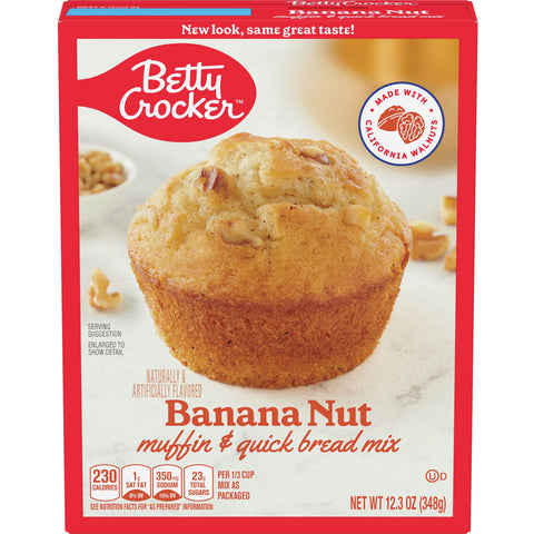 Betty Crocker Banana Nut Muffin Mix 350gr