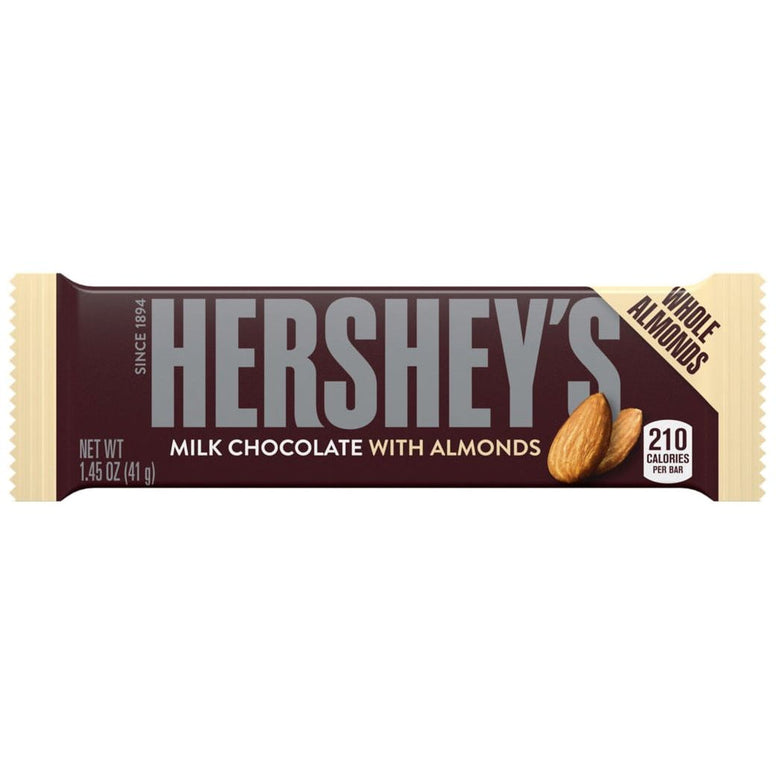Hershey Milk Chocolate with Almonds bar 40gr