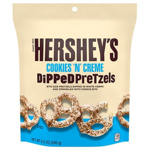 hershey cookies & cream dipped pretzel 120gr