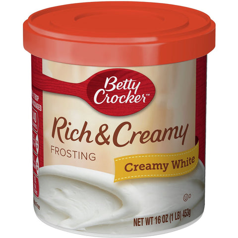 betty crocker frosting creamy white 454gr