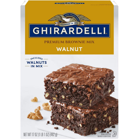 Ghirardelli Walnut Brownie Mix 482gr