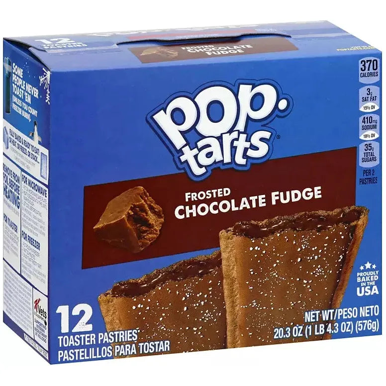 Kellogg's Pop Tart Chocolate Fudge 12pcs (576gr) (Family size)