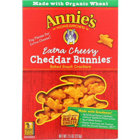 Annie's Super Cheesy Cheddar Bunnies 213gr