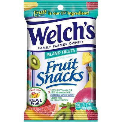 welch's fruit snack island fruit 142gr