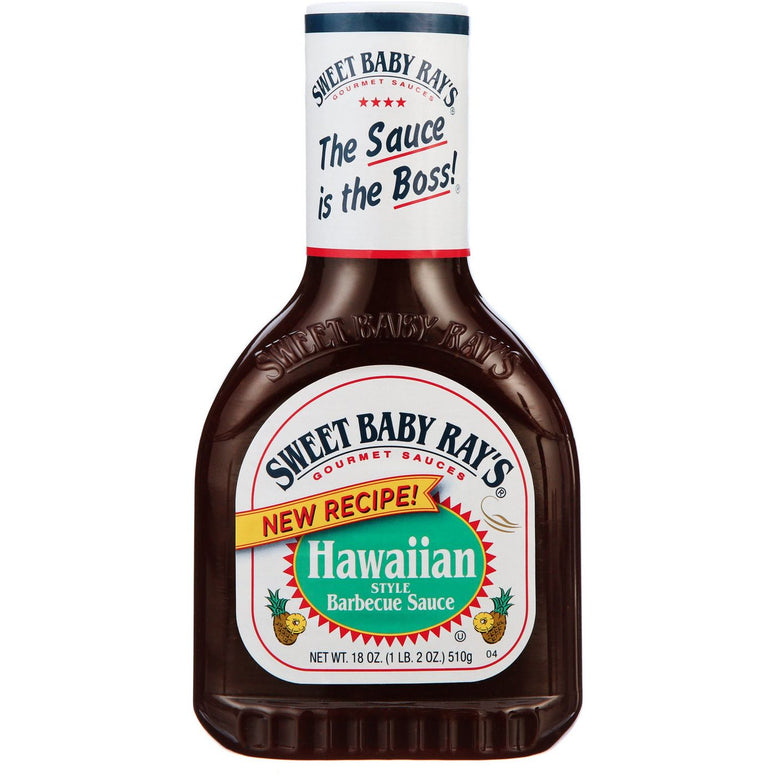 sweet baby ray hawaiian style bbq sauce 510gr