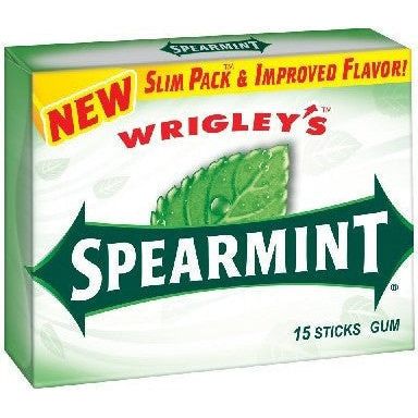 Wrigley Spearmints 15 sticks