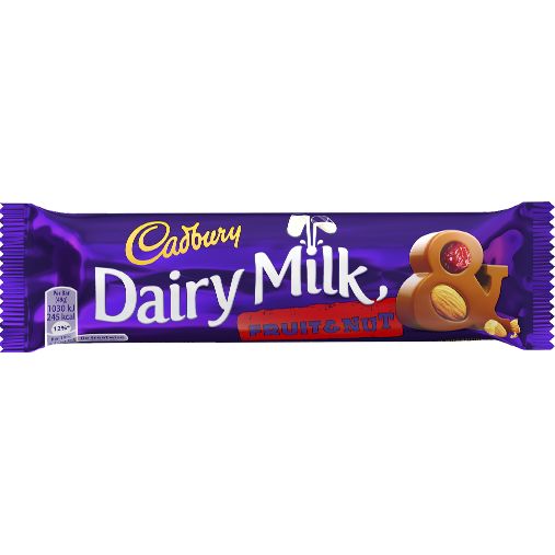 Cadbury Dairy Milk Fruit & Nut 49gr (UK)