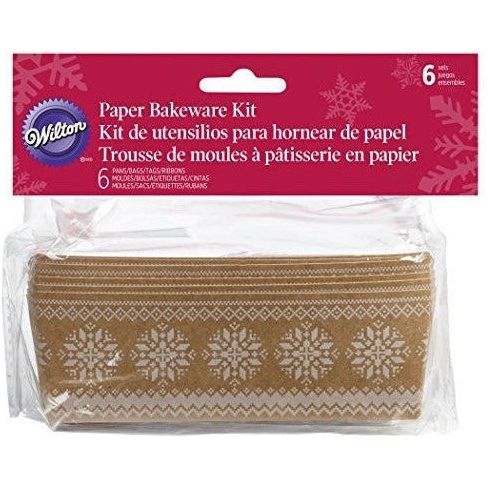 Wilton Paper Bakeware Loaf Kit 6pcs